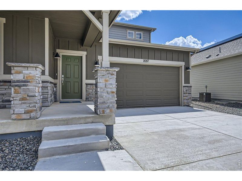 Exterior details and patio area of a home in Hidden Creek, Frederick (Image 3).