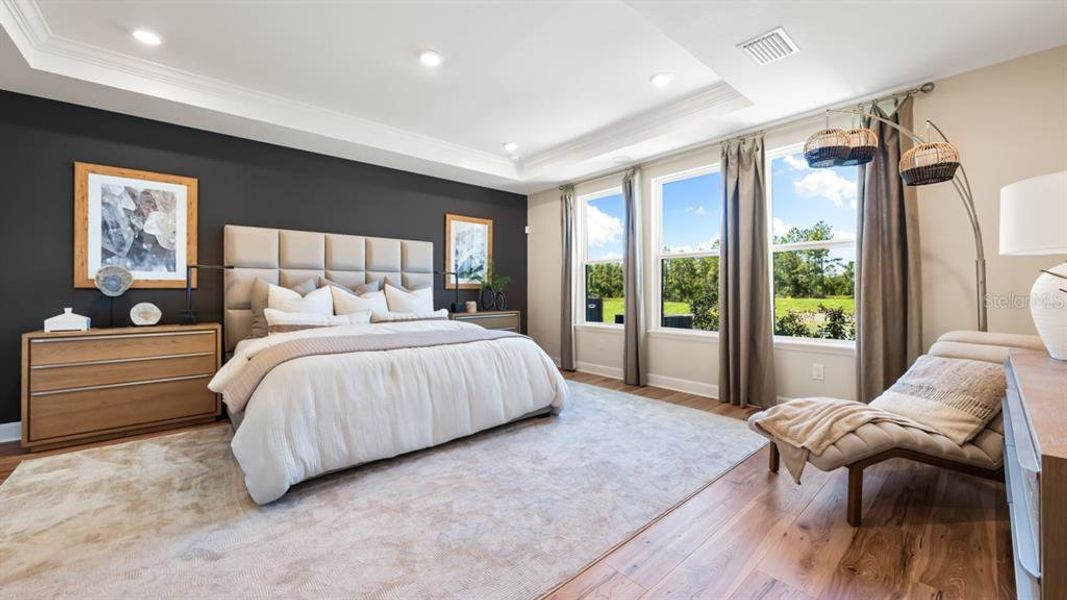 Furnished interior view inside a new home in Hammock at Two Rivers, Zephyrhills (Image 12).