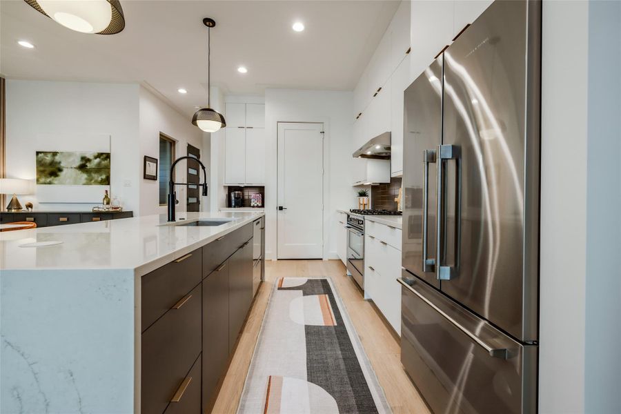 Furnished interior view inside a new home in , Houston (Image 23).