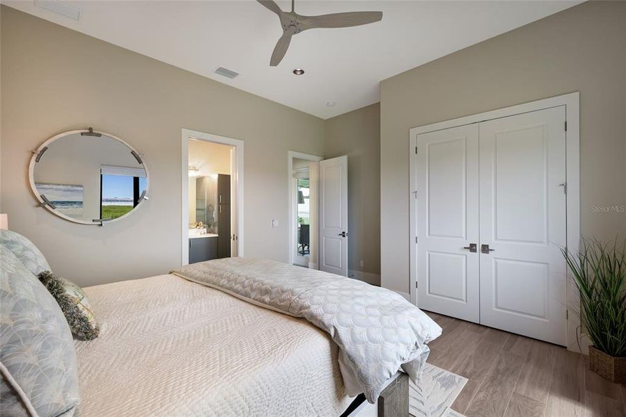 Furnished interior view inside a new home in , Palmetto (Image 33).