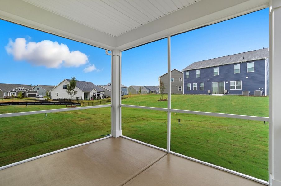 Exterior details and patio area of a home in Waxhaw Landing, Monroe (Image 15).