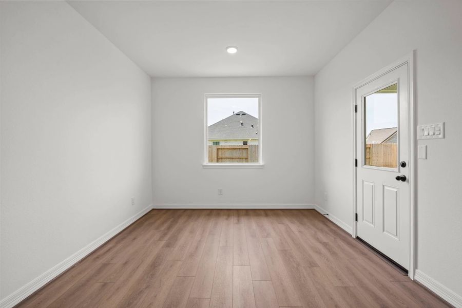 Cafe. Sample product photo. Actual exterior and interior selections may vary by homesite. Photo may be virtually staged.