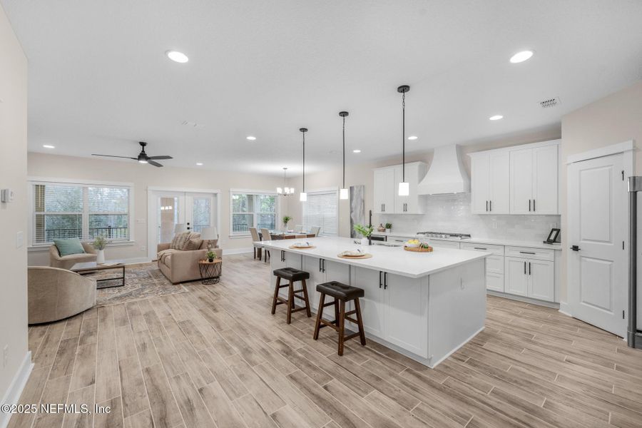 Furnished interior view inside a new home in , Jacksonville (Image 15). Furnished interior view inside a new home in , Jacksonville (Image 15).