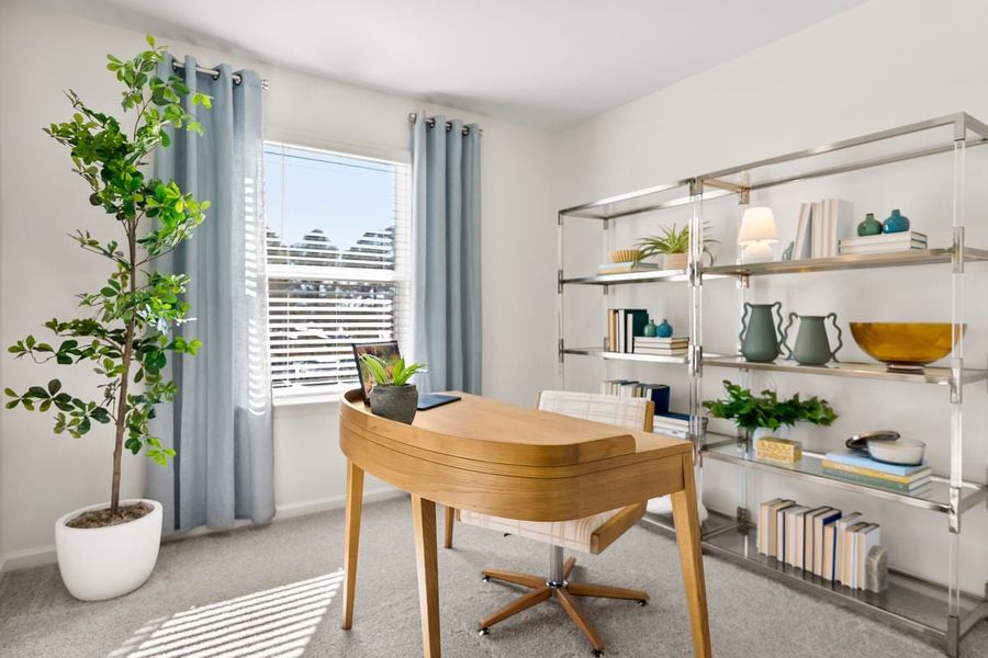 Spacious secondary bedrooms