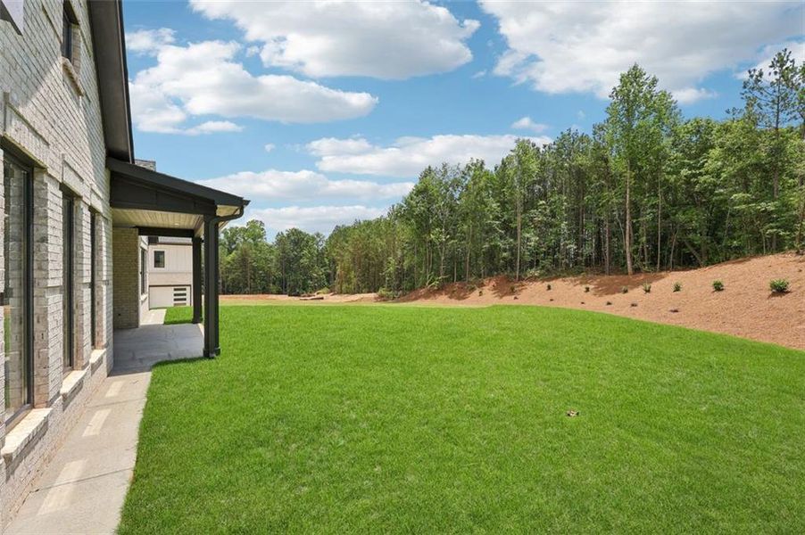 Exterior details and patio area of a home in , Braselton (Image 58). Exterior details and patio area of a home in , Braselton (Image 58).