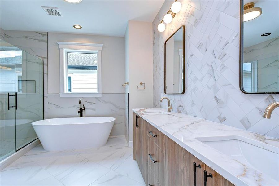 Furnished interior view inside a new home in , Tampa (Image 17).