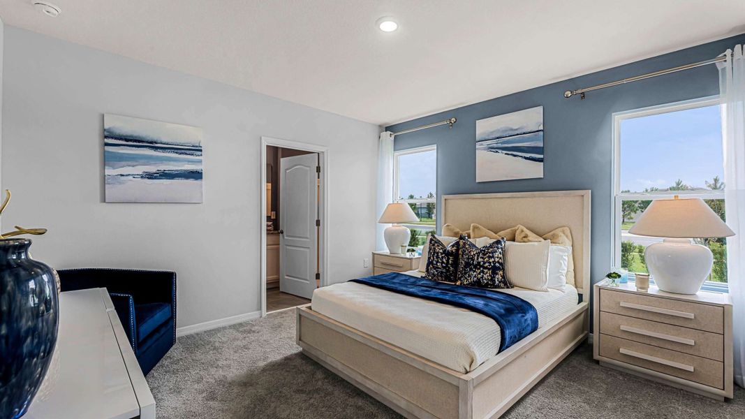 Representative furnished interior of a home built from the Harper by D.R. Horton in Deerbrook, Land O' Lakes (Image 17).