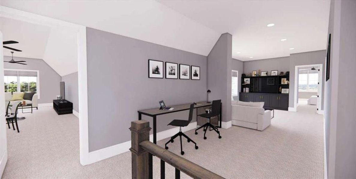 Furnished interior view inside a new home in , Carrollton (Image 6).