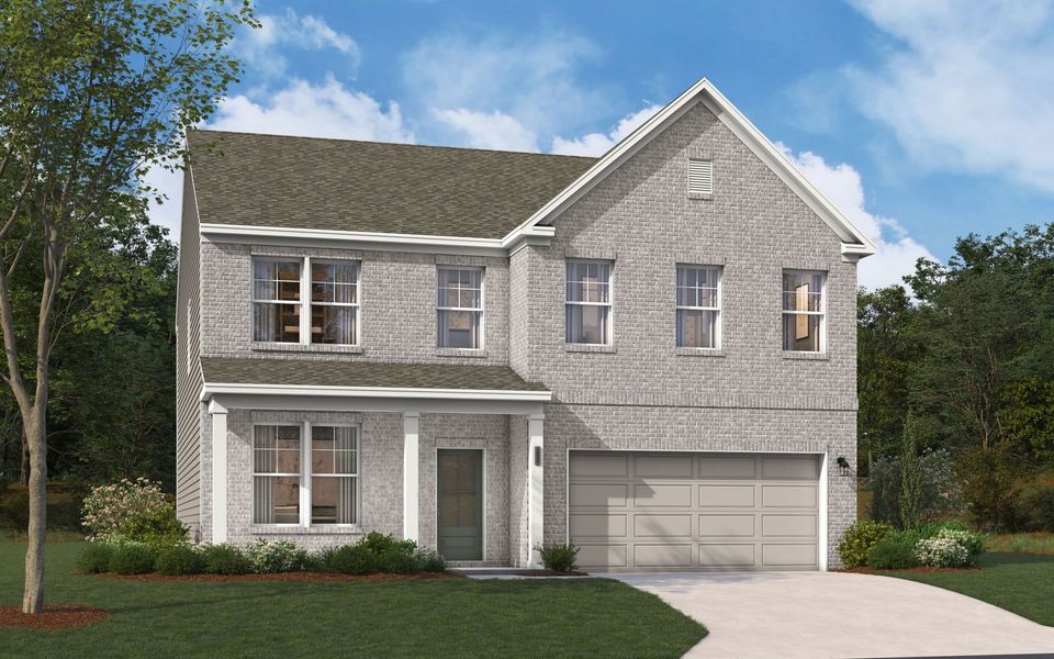 Representative exterior photo of a completed home built from the The Kershaw by Stanley Martin Homes in Riverside Ridge, Lawrenceville, GA (Image 55).