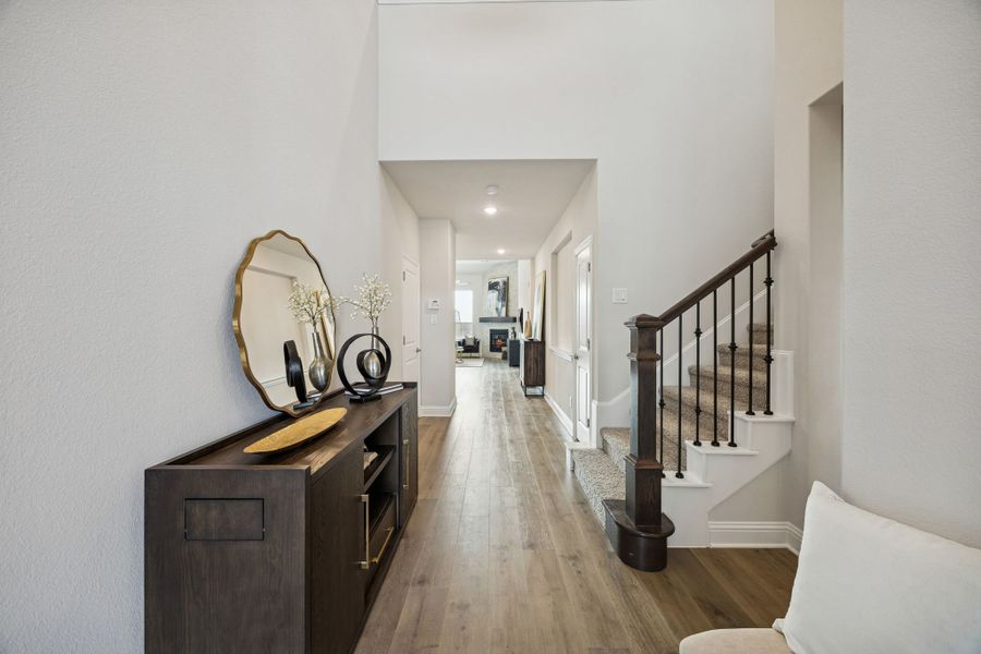 Furnished interior view inside a new home in Las Lomas, Forney (Image 28).