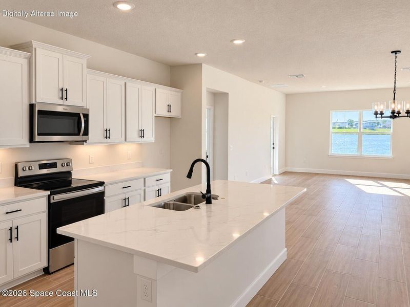 Furnished interior view inside a new home in St. John's Preserve, Palm Bay (Image 4).