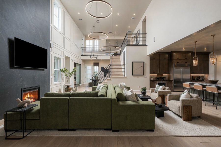 Representative furnished interior of a home built from the Crestmont by Taylor Morrison in Macanta, Castle Rock (Image 4).
