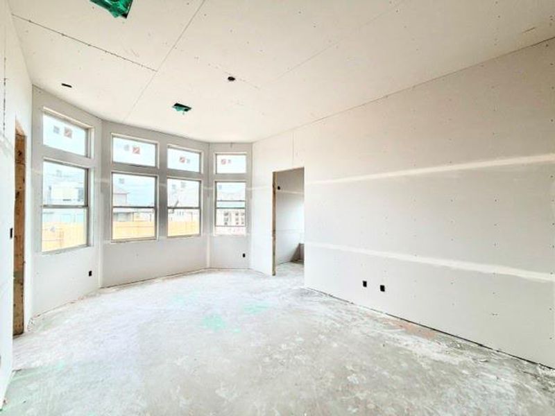 In-progress construction of a new home in Oaks at San Gabriel, Georgetown, TX (Image 5).