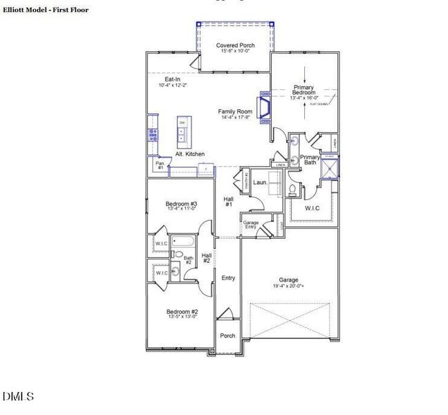 OVS 350 Elliot D - 1st Floor Layout