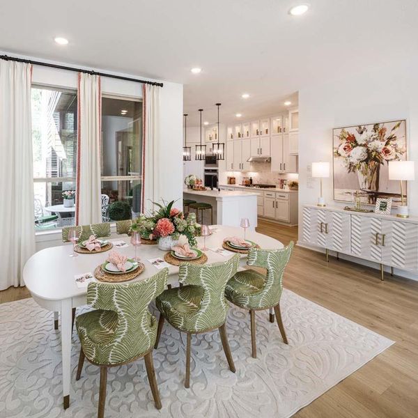 Furnished interior view inside a new home in Woodforest Townhomes, Montgomery (Image 25).