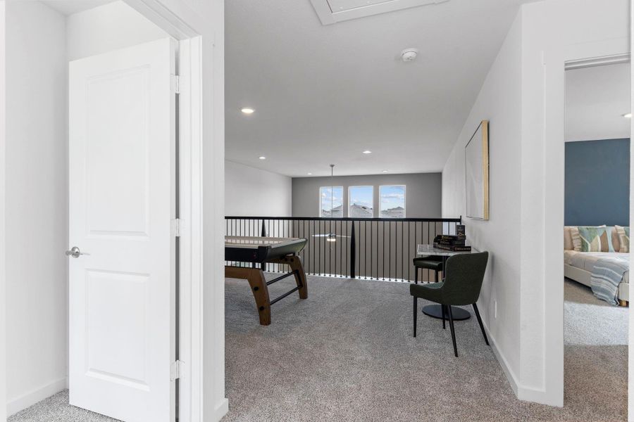 Furnished interior view inside a new home in Tamarron, Fulshear (Image 25).