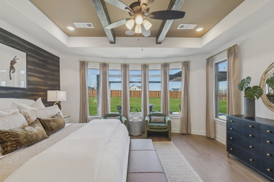 Representative furnished interior of a home built from the Winchester by Chesmar Homes in Lakeview Heights, Azle (Image 8).