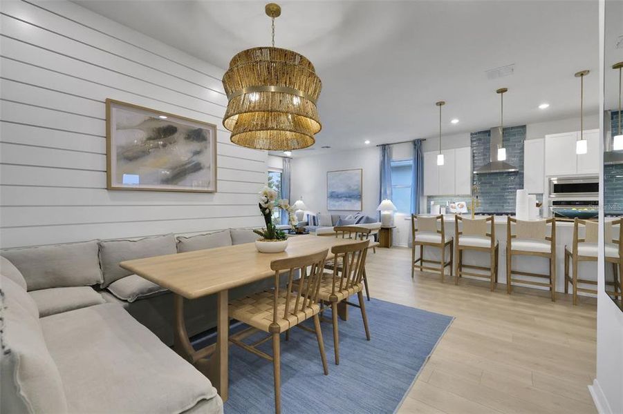Furnished interior view inside a new home in Creekside Run at Babcock Ranch, Punta Gorda (Image 17).