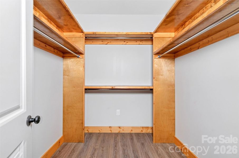 walk in closet in primary walk in closet in primary