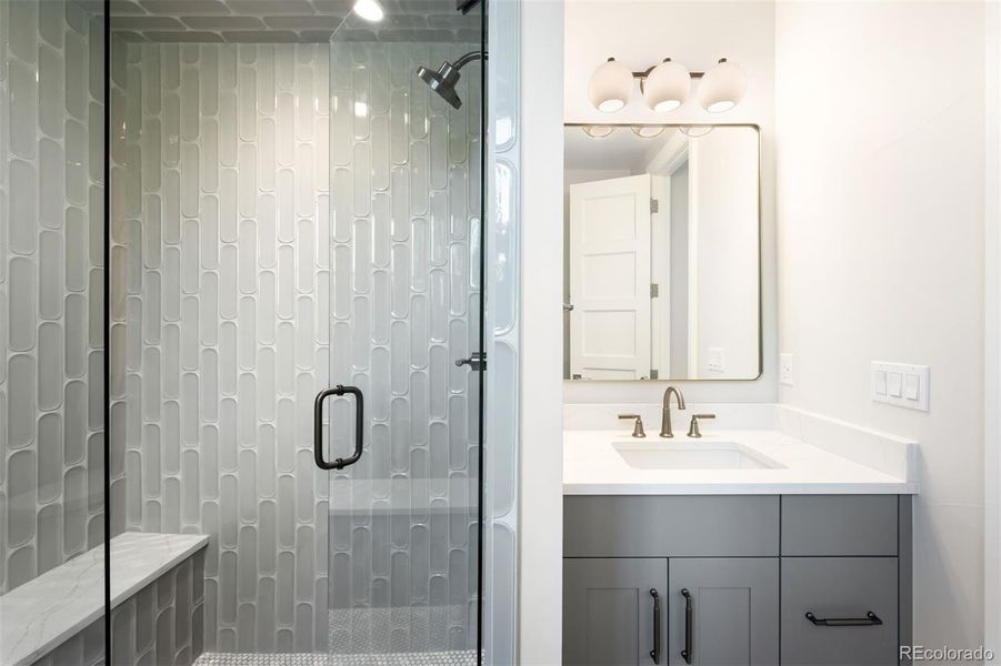 Furnished interior view inside a new home in , Denver (Image 17). Furnished interior view inside a new home in , Denver (Image 17).