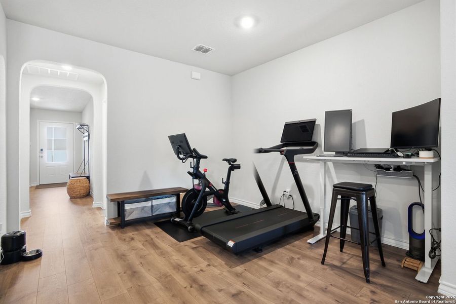 Furnished interior view inside a new home in , San Antonio (Image 15).