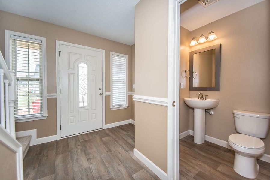 Representative furnished interior of a home built from the Reynolds by Enchanted Homes in Hampshire Heights, Moore (Image 8).