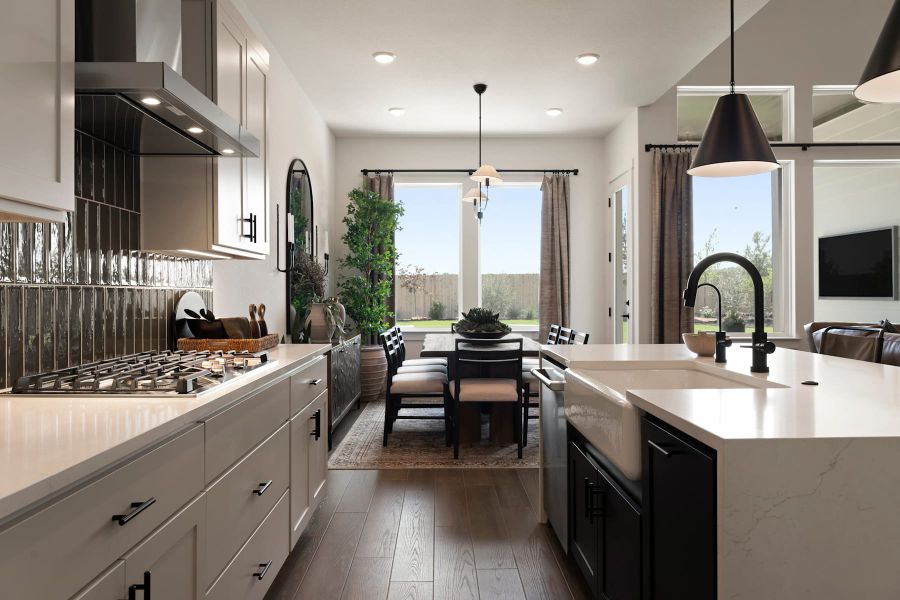 Furnished interior view inside a new home in Lagos Reserve, Manor (Image 22).