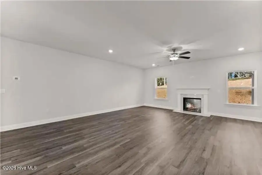 Spacious, unfurnished interior of a new home in Wood Creek Landing, Leland (Image 3).