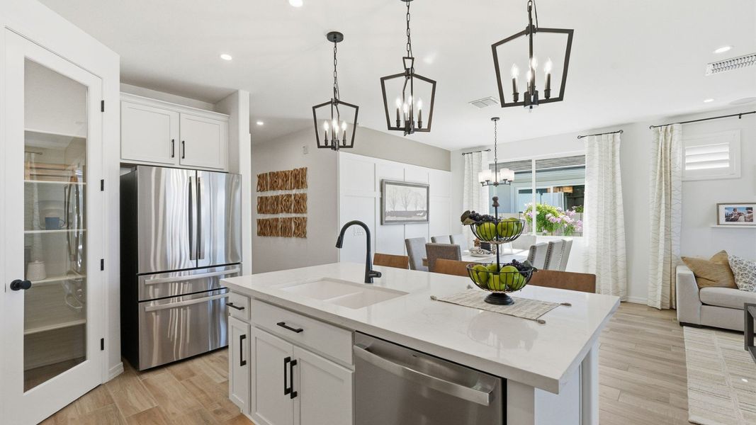 Representative furnished interior of a home built from the Bluebell by DRB Homes in Apache Farms, Buckeye (Image 11).