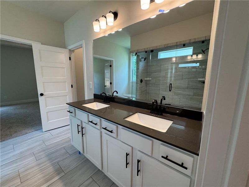 Furnished interior view inside a new home in Rosewood Lake Preserve, Hoschton (Image 9).