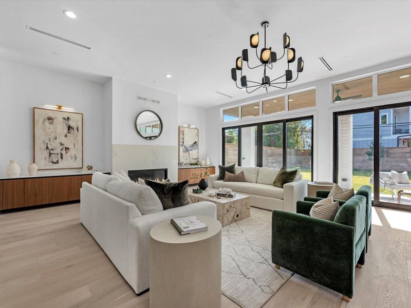 Furnished interior view inside a new home in , Houston (Image 27).