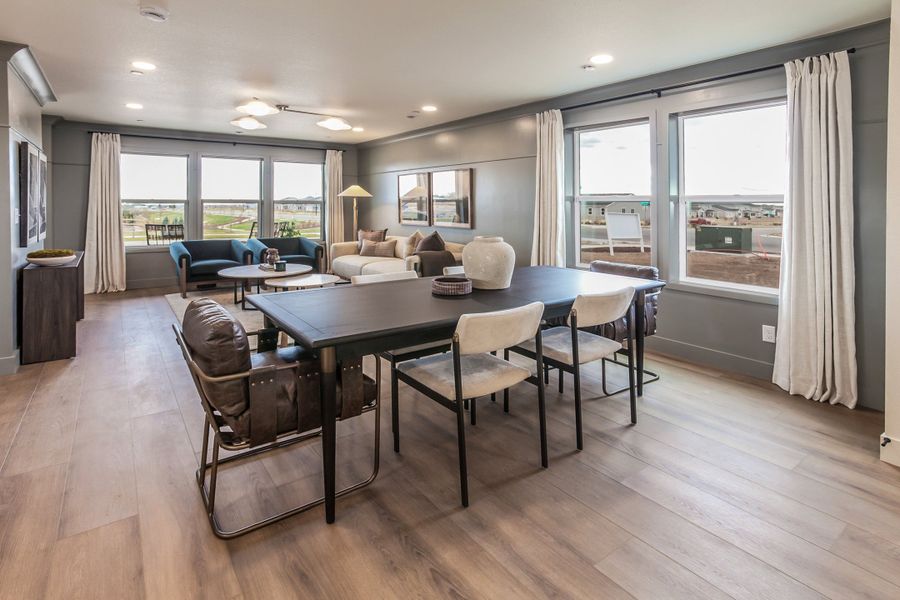 Representative furnished interior of a home built from the Marigold by Hartford Homes in Prairie Song, Windsor (Image 18).