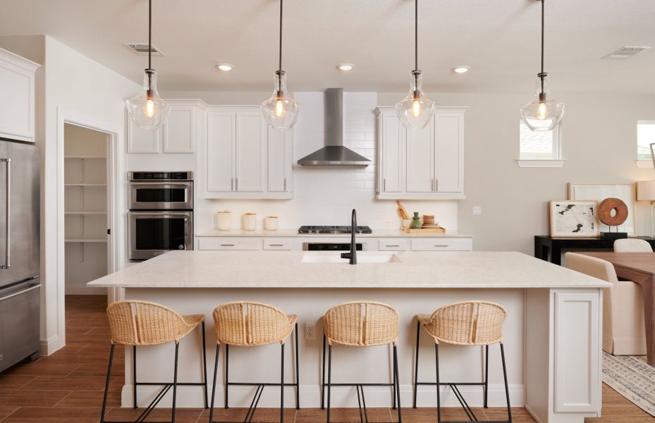 Spacious Kitchen Island