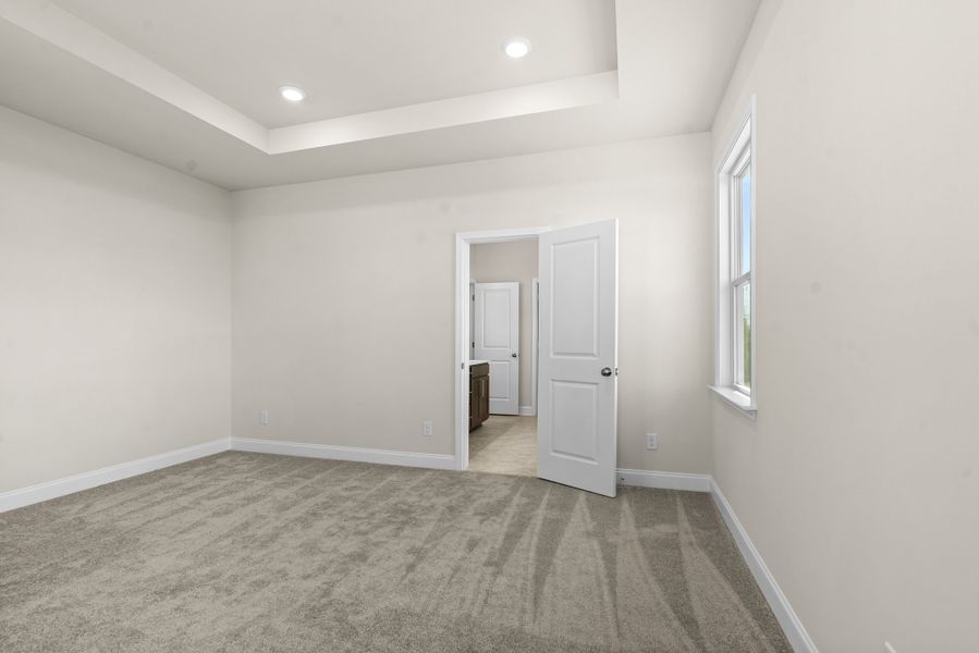 Representative unfurnished interior of a home built from the Kirkwood by Taylor Morrison in Falls Creek, Flowery Branch (Image 40). Representative unfurnished interior of a home built from the Kirkwood by Taylor Morrison in Falls Creek, Flowery Branch (Image 40).