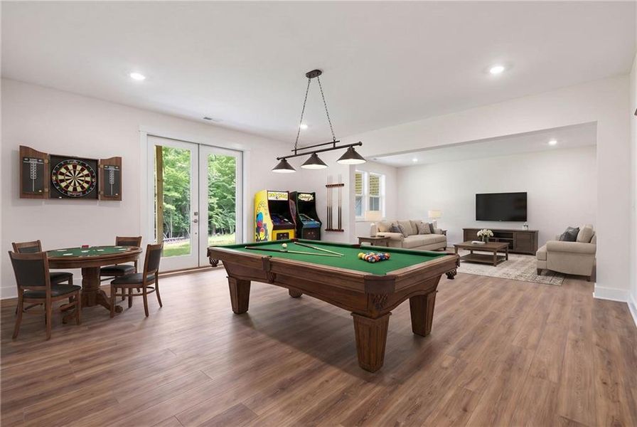Furnished interior view inside a new home in , Cumming (Image 10).