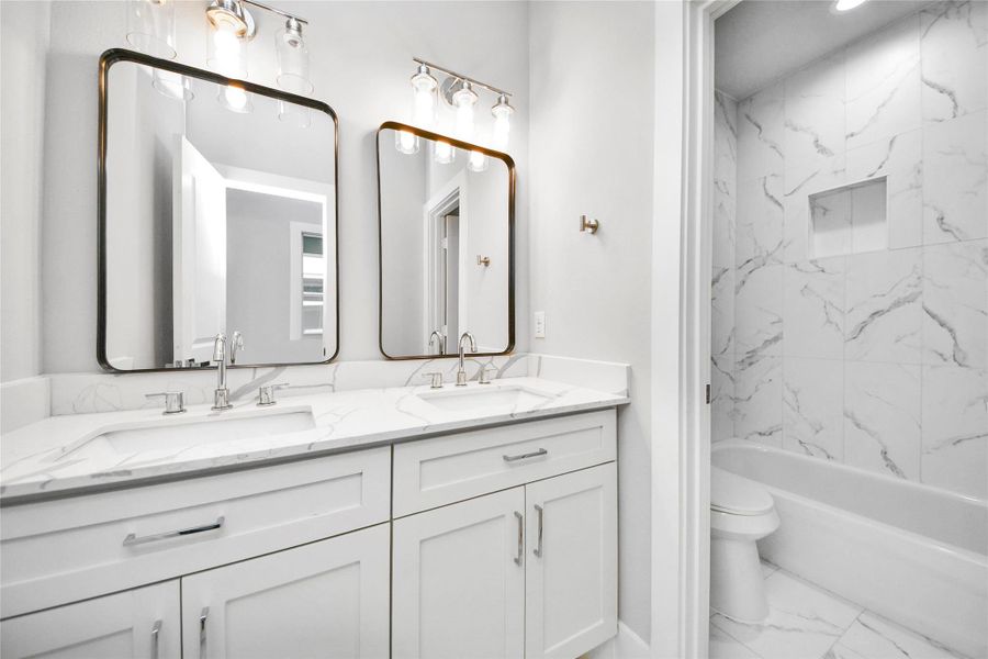 Furnished interior view inside a new home in , Houston (Image 14).