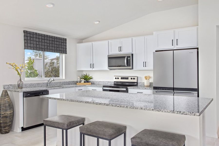Representative furnished interior of a home built from the 1541 by KB Home in Canoe Creek Reserve III, St. Cloud (Image 4).