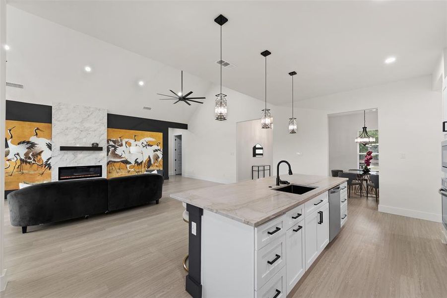 Furnished interior view inside a new home in , Forney (Image 8).