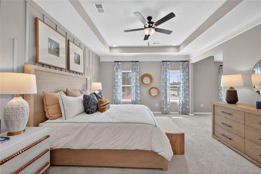 Furnished interior view inside a new home in Allen Manor, Hoschton (Image 25).