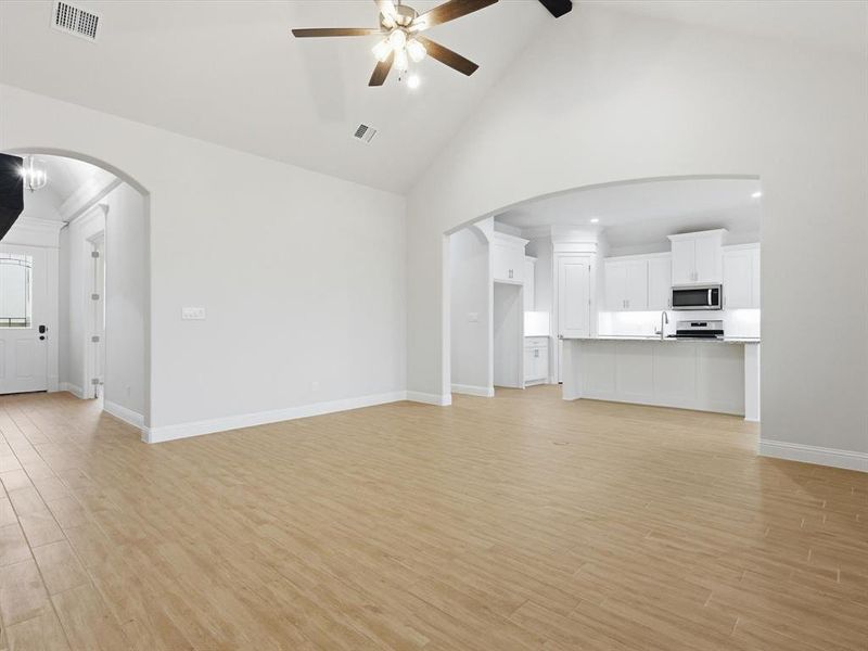 Spacious, unfurnished interior of a new home in , Godley (Image 29). Spacious, unfurnished interior of a new home in , Godley (Image 29).