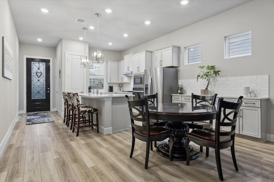 Furnished interior view inside a new home in Spring Brook Village - Luxe Series, Houston (Image 16).