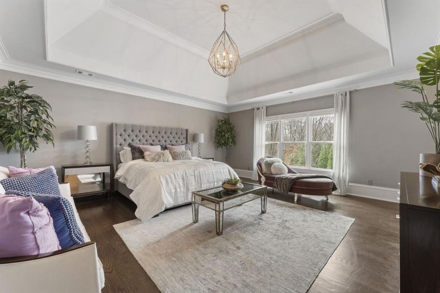 Furnished interior view inside a new home in , Johns Creek (Image 14).