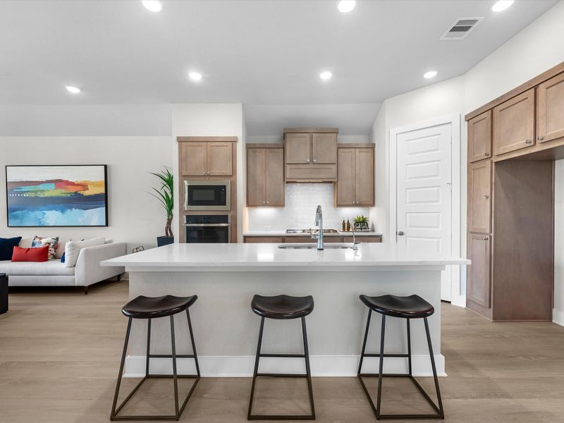 Furnished interior view inside a new home in Oakhill Reserve, Tomball (Image 8).
