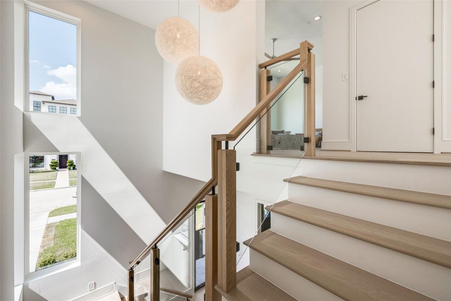 Furnished interior view inside a new home in , Houston (Image 39).