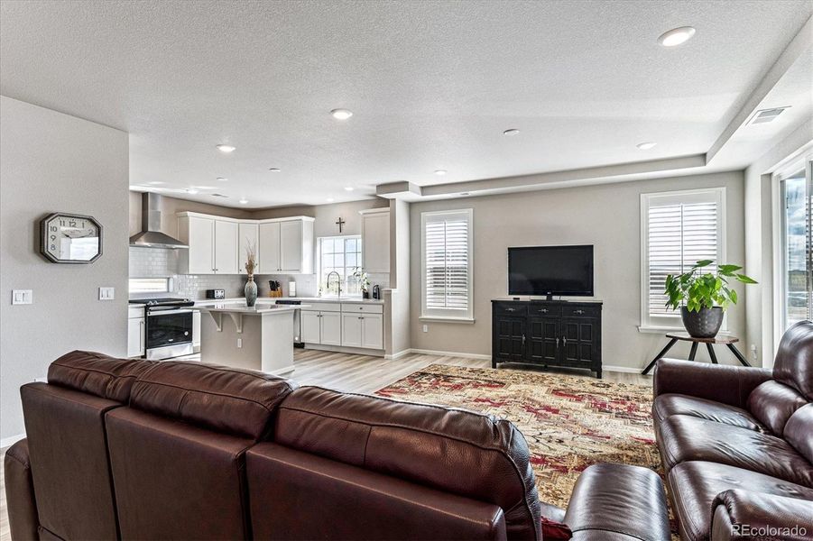 Furnished interior view inside a new home in The Reserve, Aurora (Image 17). Furnished interior view inside a new home in The Reserve, Aurora (Image 17).