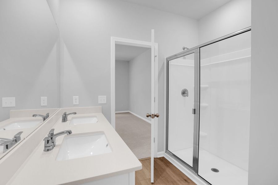 Furnished interior view inside a new home in Bradford Pointe, Summerville (Image 11).