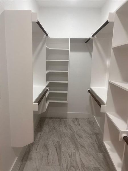 Primary walk in Spacious closet