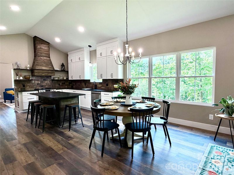 kitchen and dining area kitchen and dining area