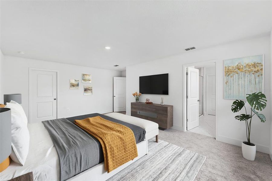 Furnished interior view inside a new home in Wekiva Springs Cove, Apopka (Image 14).