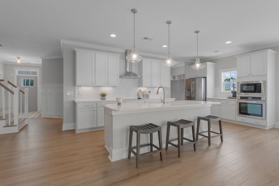 Representative furnished interior of a home built from the Scout by Bill Clark Homes in Sidbury Landing, Wilmington (Image 74).